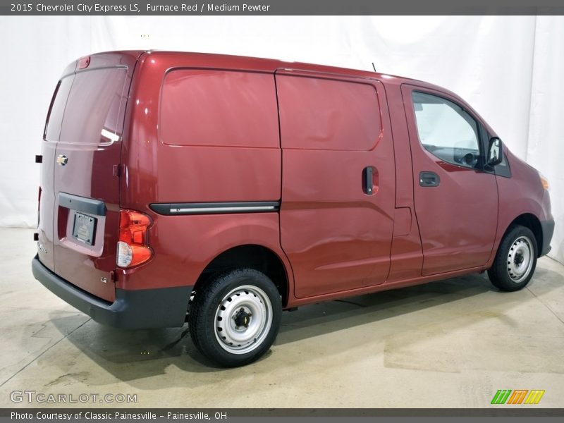 Furnace Red / Medium Pewter 2015 Chevrolet City Express LS