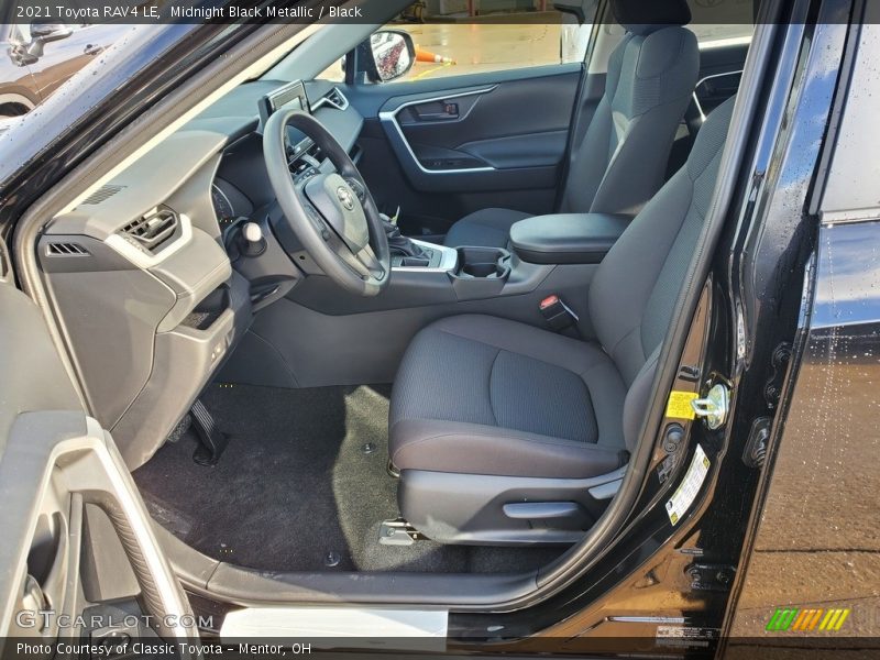 Midnight Black Metallic / Black 2021 Toyota RAV4 LE