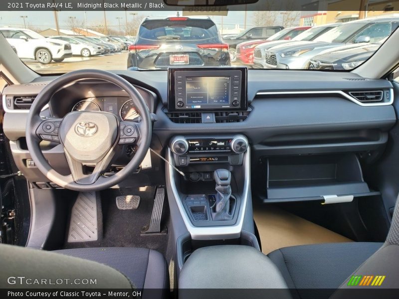 Midnight Black Metallic / Black 2021 Toyota RAV4 LE
