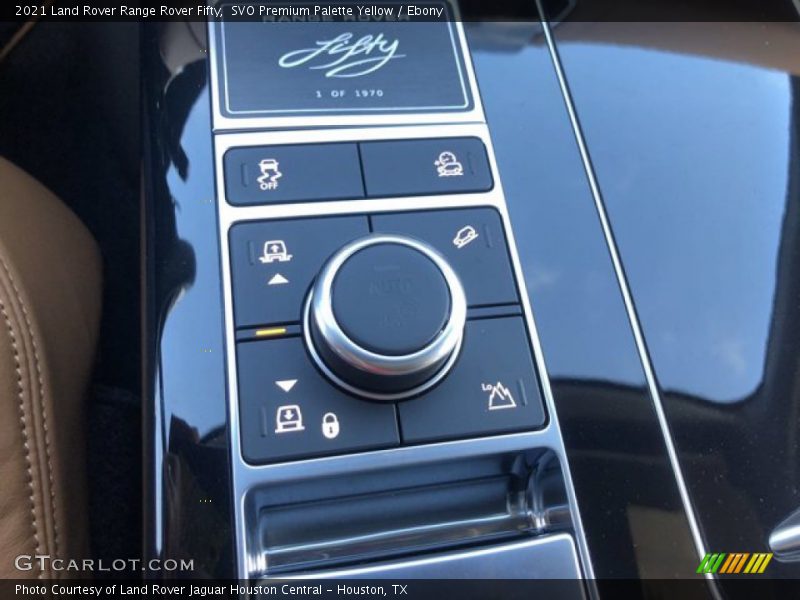 Controls of 2021 Range Rover Fifty