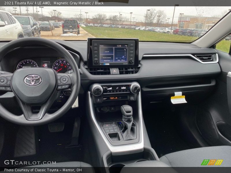 Magnetic Gray Metallic / Black 2021 Toyota RAV4 LE AWD