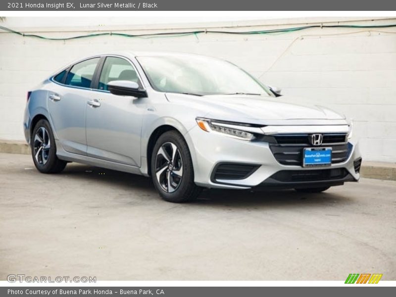 Lunar Silver Metallic / Black 2021 Honda Insight EX