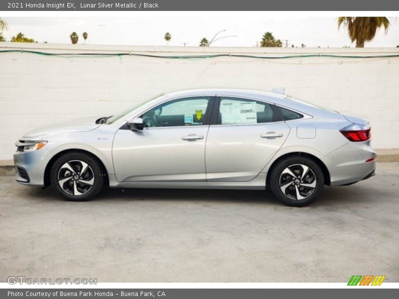 Lunar Silver Metallic / Black 2021 Honda Insight EX