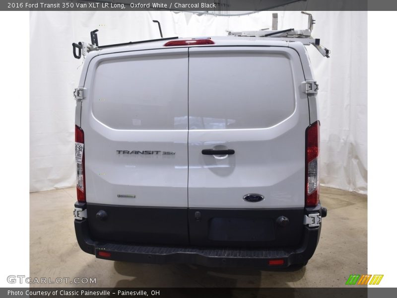 Oxford White / Charcoal Black 2016 Ford Transit 350 Van XLT LR Long