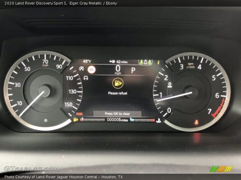  2020 Discovery Sport S S Gauges
