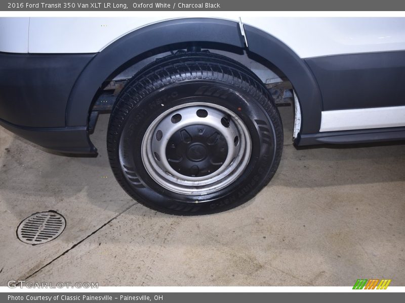 Oxford White / Charcoal Black 2016 Ford Transit 350 Van XLT LR Long