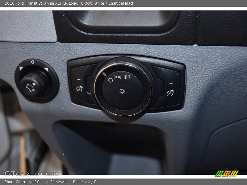 Oxford White / Charcoal Black 2016 Ford Transit 350 Van XLT LR Long