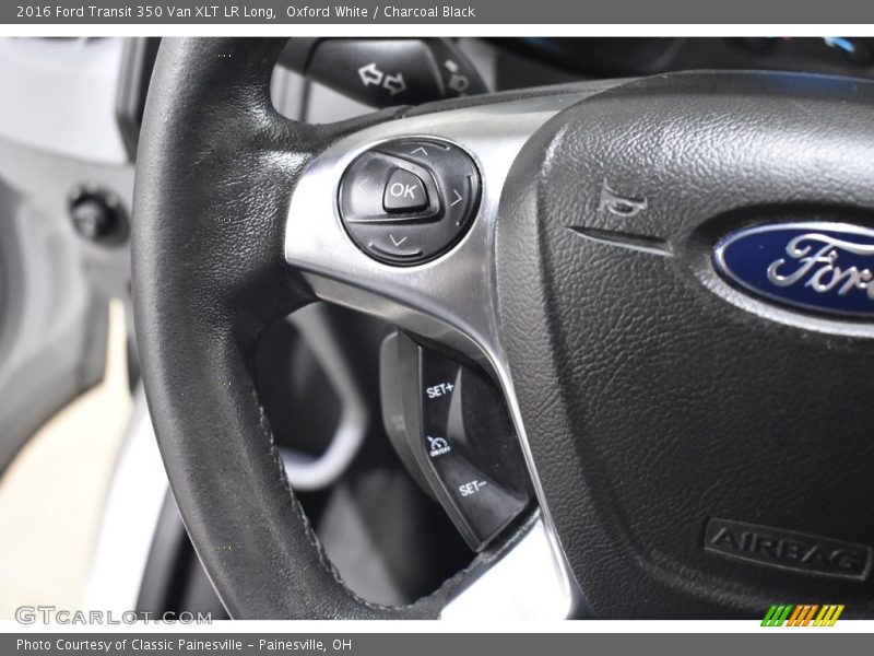 Oxford White / Charcoal Black 2016 Ford Transit 350 Van XLT LR Long