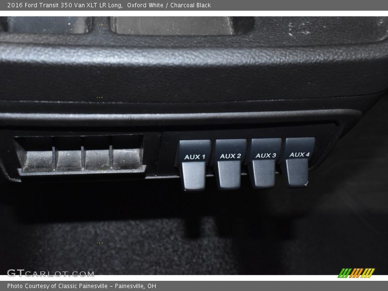 Oxford White / Charcoal Black 2016 Ford Transit 350 Van XLT LR Long