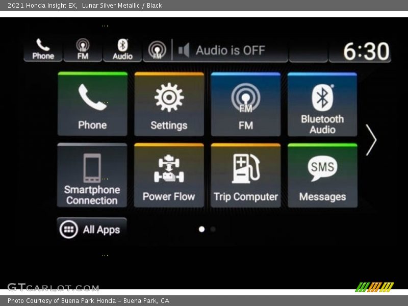 Lunar Silver Metallic / Black 2021 Honda Insight EX