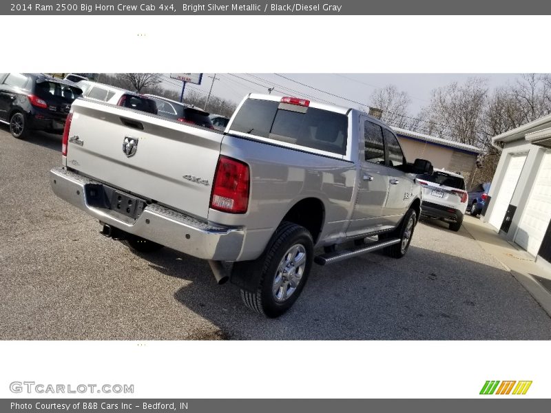 Bright Silver Metallic / Black/Diesel Gray 2014 Ram 2500 Big Horn Crew Cab 4x4