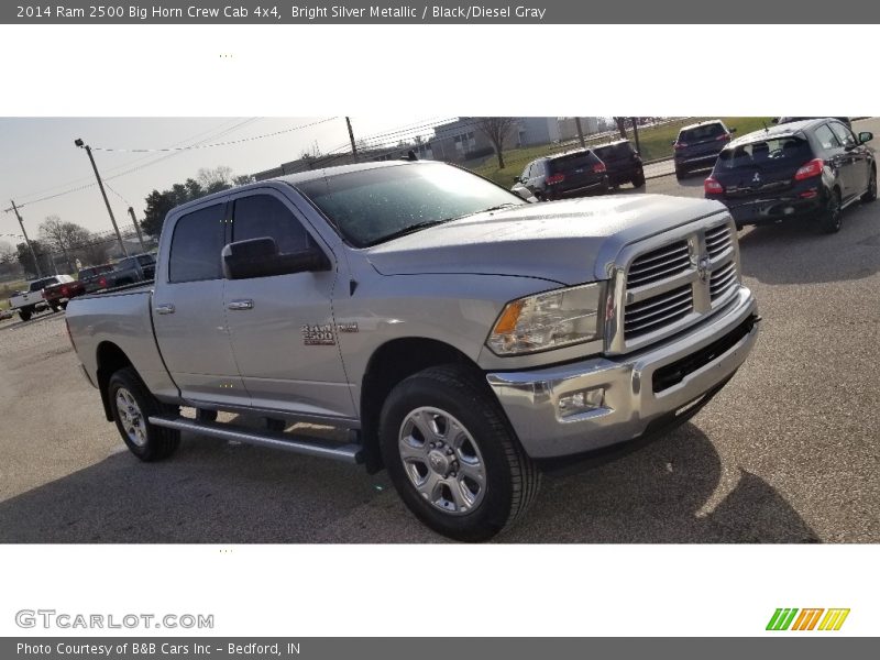 Bright Silver Metallic / Black/Diesel Gray 2014 Ram 2500 Big Horn Crew Cab 4x4