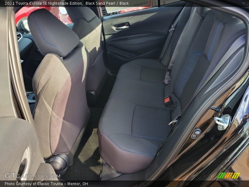 Black Sand Pearl / Black 2021 Toyota Corolla SE Nightshade Edition