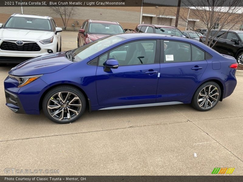  2021 Corolla SE Blue Crush Metallic