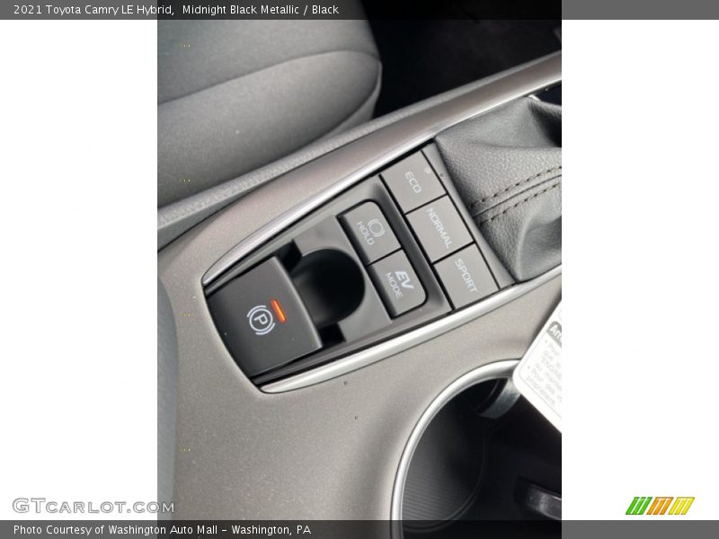 Midnight Black Metallic / Black 2021 Toyota Camry LE Hybrid
