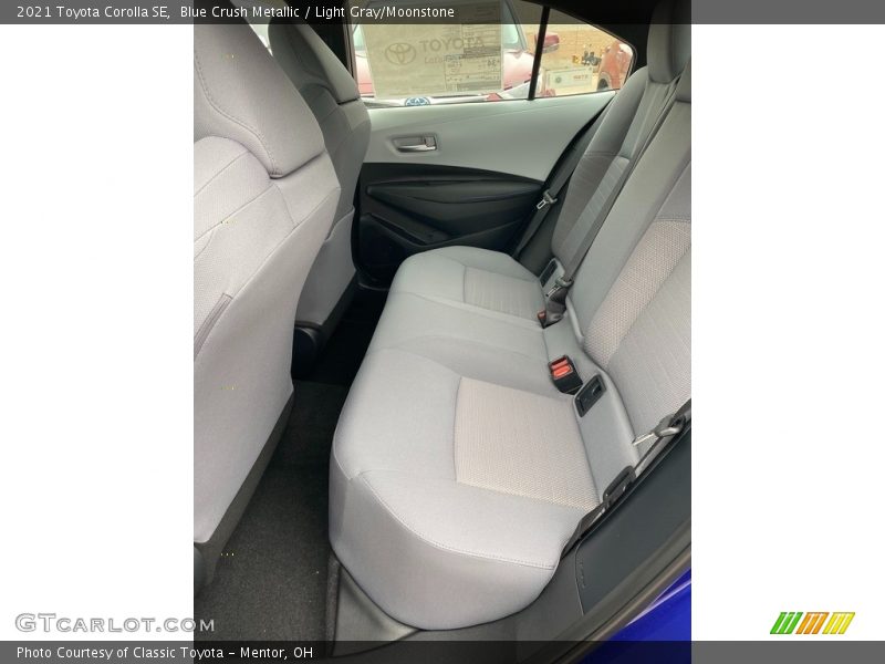 Rear Seat of 2021 Corolla SE