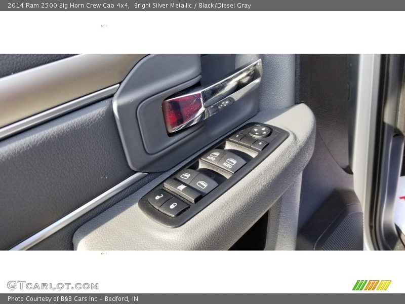 Bright Silver Metallic / Black/Diesel Gray 2014 Ram 2500 Big Horn Crew Cab 4x4