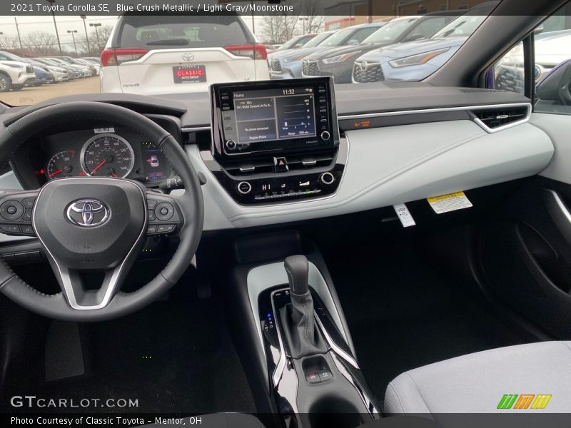 Dashboard of 2021 Corolla SE