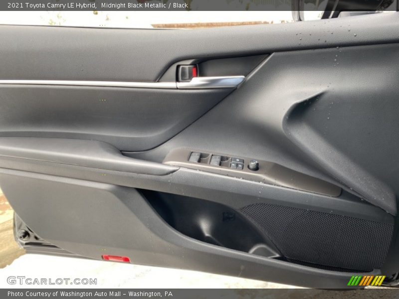 Midnight Black Metallic / Black 2021 Toyota Camry LE Hybrid