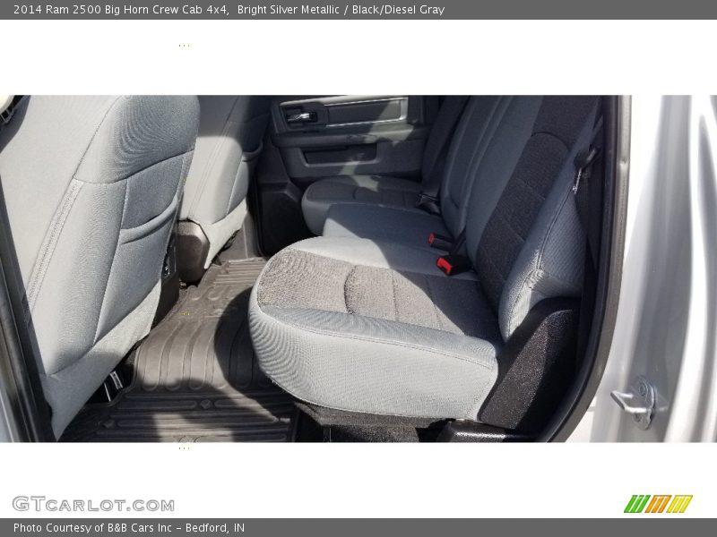 Bright Silver Metallic / Black/Diesel Gray 2014 Ram 2500 Big Horn Crew Cab 4x4