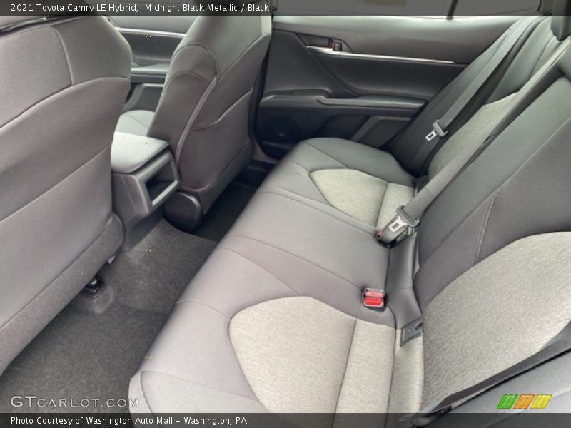 Midnight Black Metallic / Black 2021 Toyota Camry LE Hybrid