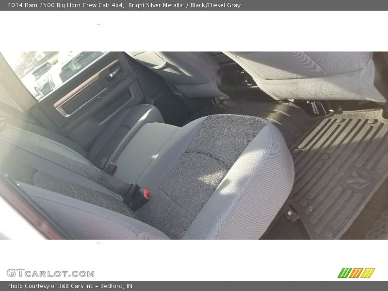 Bright Silver Metallic / Black/Diesel Gray 2014 Ram 2500 Big Horn Crew Cab 4x4
