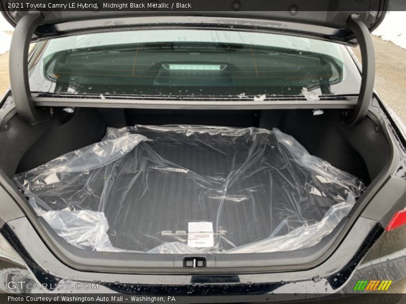 Midnight Black Metallic / Black 2021 Toyota Camry LE Hybrid