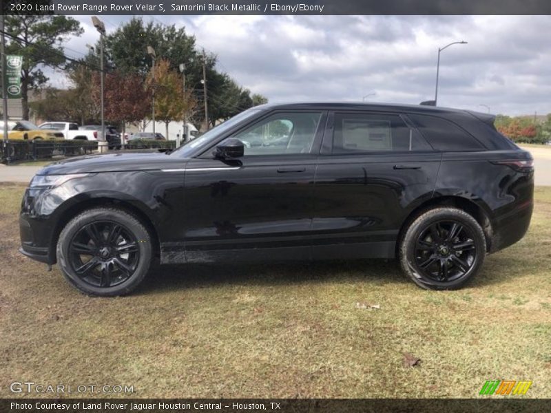Santorini Black Metallic / Ebony/Ebony 2020 Land Rover Range Rover Velar S