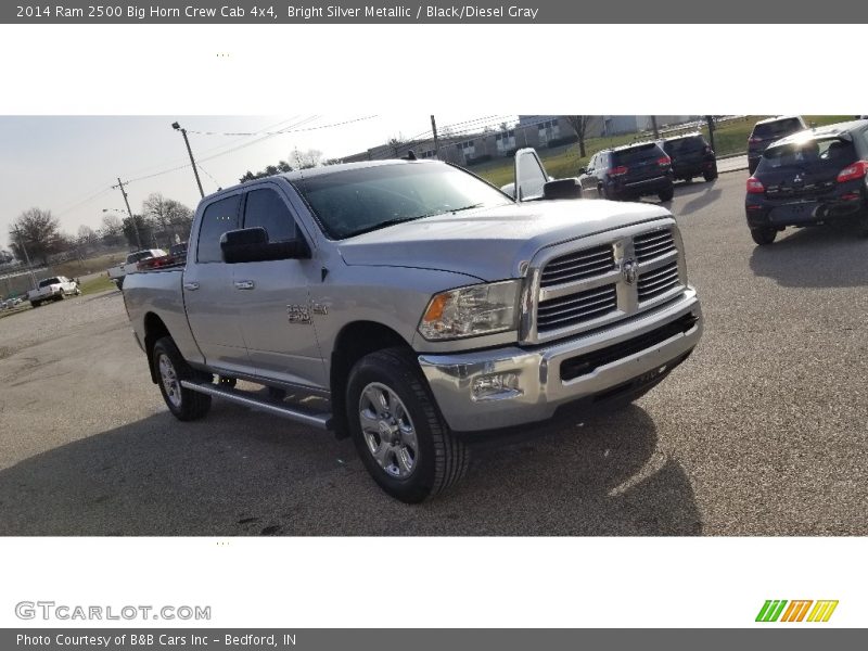 Bright Silver Metallic / Black/Diesel Gray 2014 Ram 2500 Big Horn Crew Cab 4x4