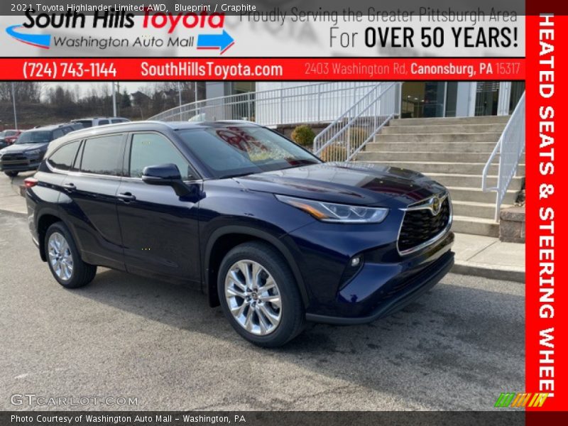 Blueprint / Graphite 2021 Toyota Highlander Limited AWD