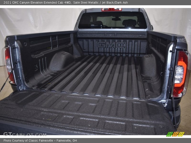 Satin Steel Metallic / Jet Black/Dark Ash 2021 GMC Canyon Elevation Extended Cab 4WD
