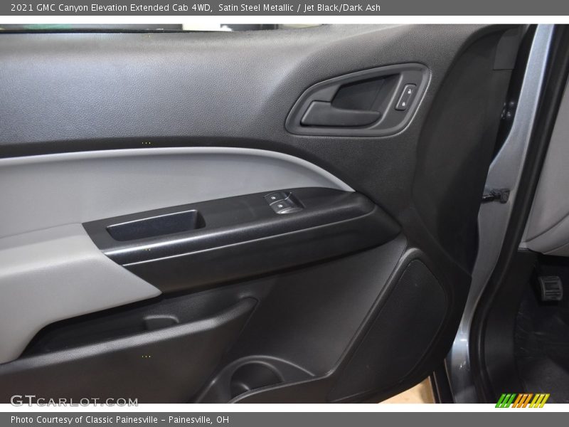 Satin Steel Metallic / Jet Black/Dark Ash 2021 GMC Canyon Elevation Extended Cab 4WD
