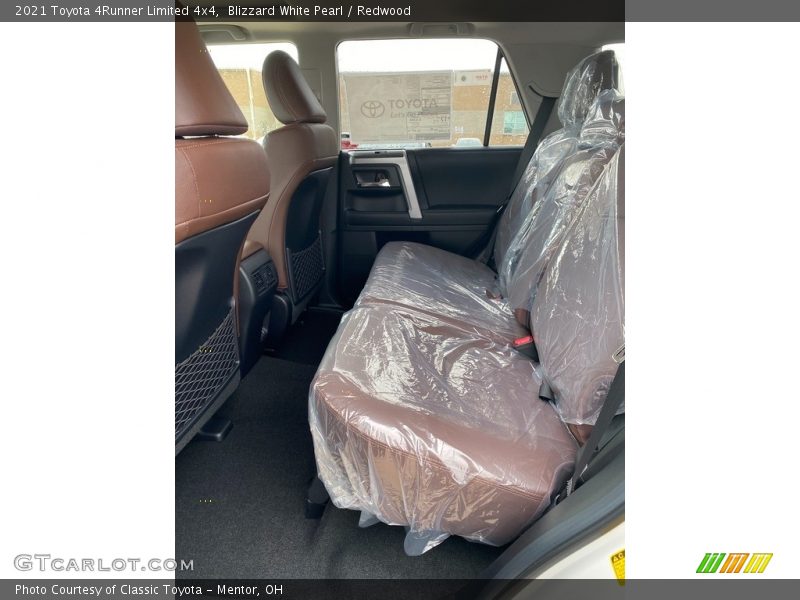 Blizzard White Pearl / Redwood 2021 Toyota 4Runner Limited 4x4
