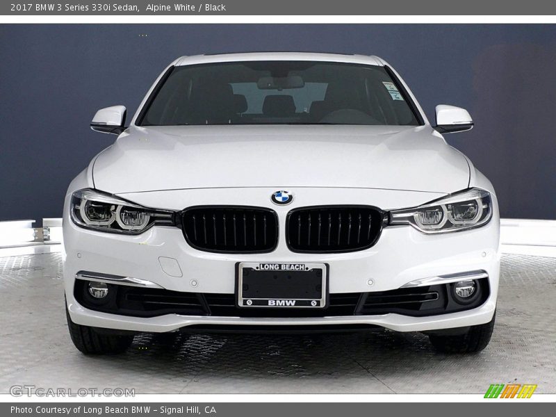 Alpine White / Black 2017 BMW 3 Series 330i Sedan