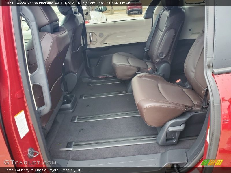 Rear Seat of 2021 Sienna Platinum AWD Hybrid