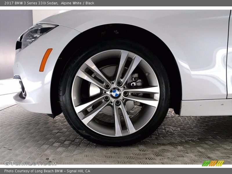 Alpine White / Black 2017 BMW 3 Series 330i Sedan