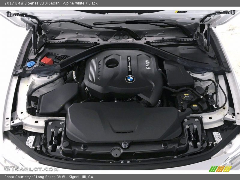 Alpine White / Black 2017 BMW 3 Series 330i Sedan