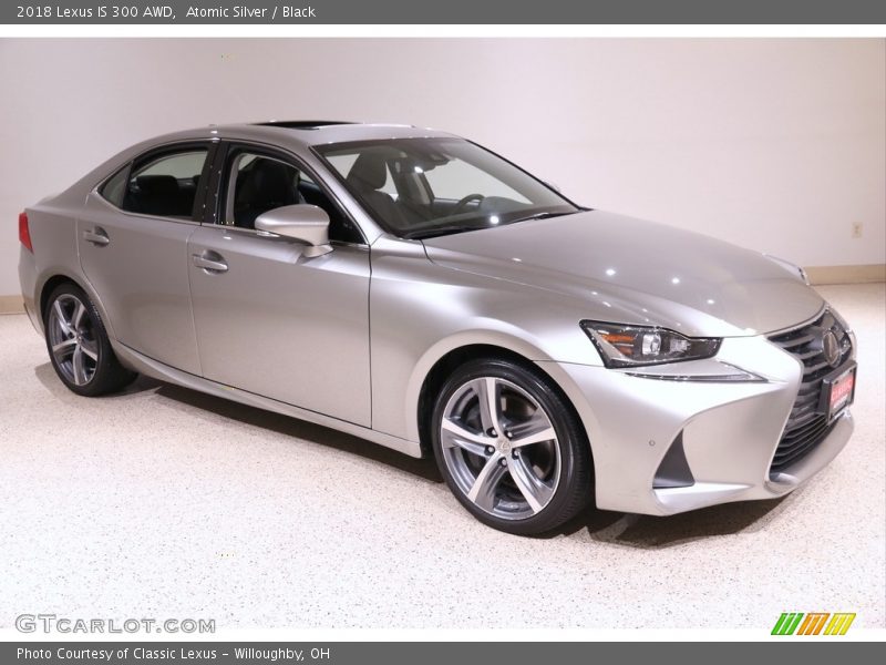 Atomic Silver / Black 2018 Lexus IS 300 AWD