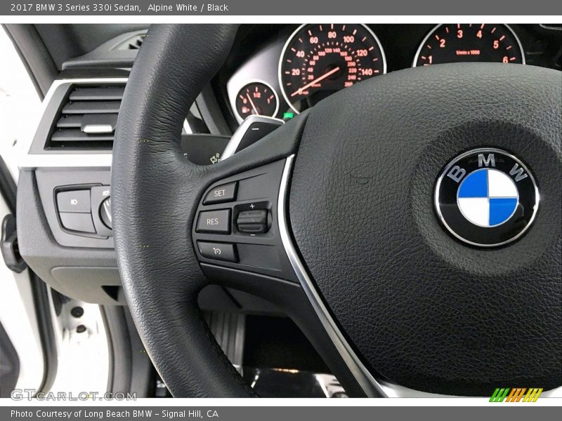 Alpine White / Black 2017 BMW 3 Series 330i Sedan