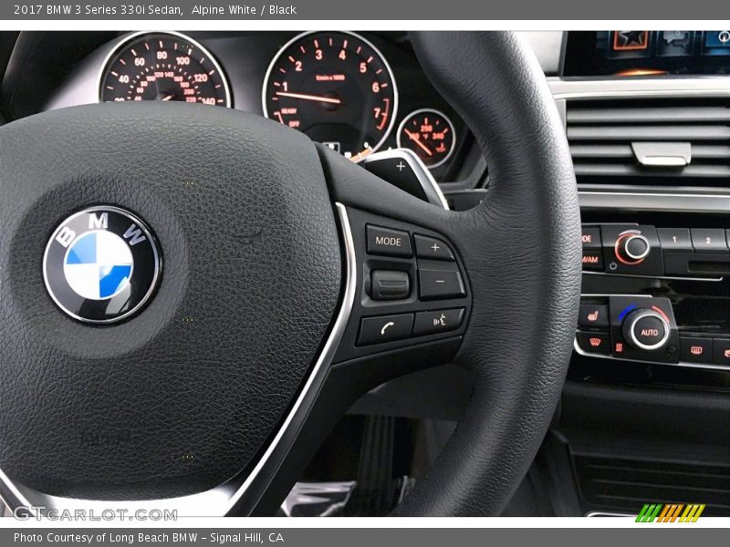 Alpine White / Black 2017 BMW 3 Series 330i Sedan