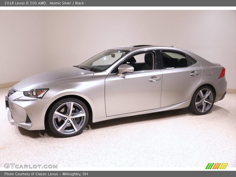 Atomic Silver / Black 2018 Lexus IS 300 AWD