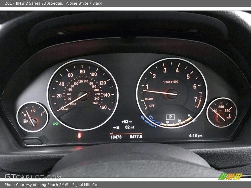 Alpine White / Black 2017 BMW 3 Series 330i Sedan