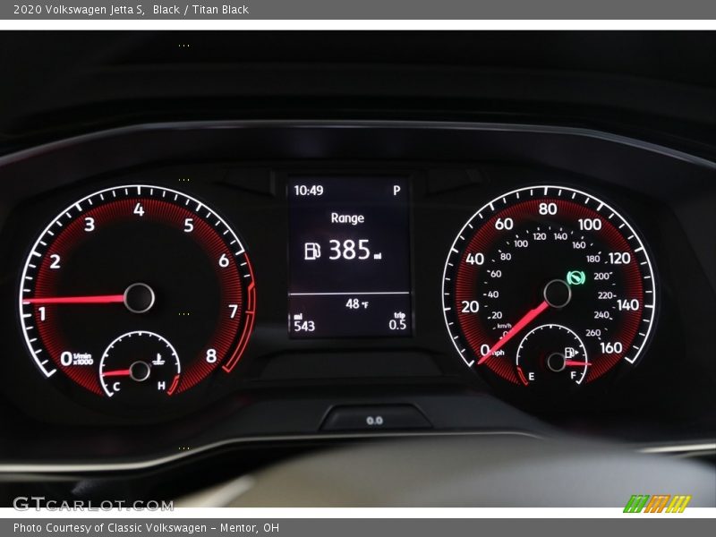  2020 Jetta S S Gauges