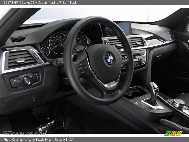 Alpine White / Black 2017 BMW 3 Series 330i Sedan