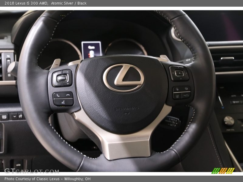 Atomic Silver / Black 2018 Lexus IS 300 AWD