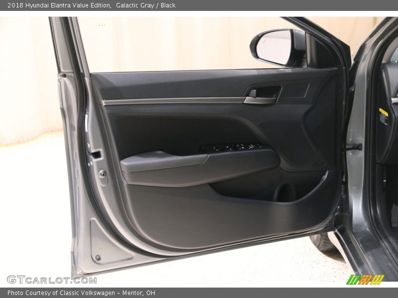 Galactic Gray / Black 2018 Hyundai Elantra Value Edition
