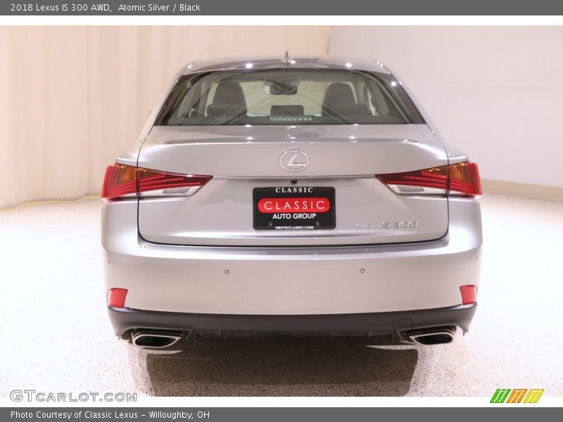 Atomic Silver / Black 2018 Lexus IS 300 AWD