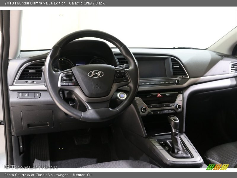 Galactic Gray / Black 2018 Hyundai Elantra Value Edition