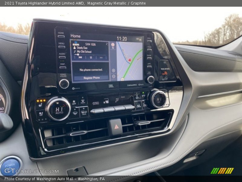 Controls of 2021 Highlander Hybrid Limited AWD