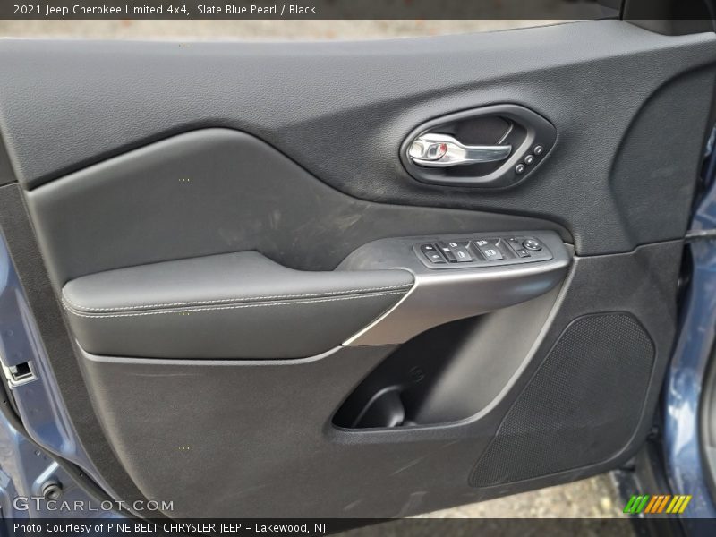 Slate Blue Pearl / Black 2021 Jeep Cherokee Limited 4x4